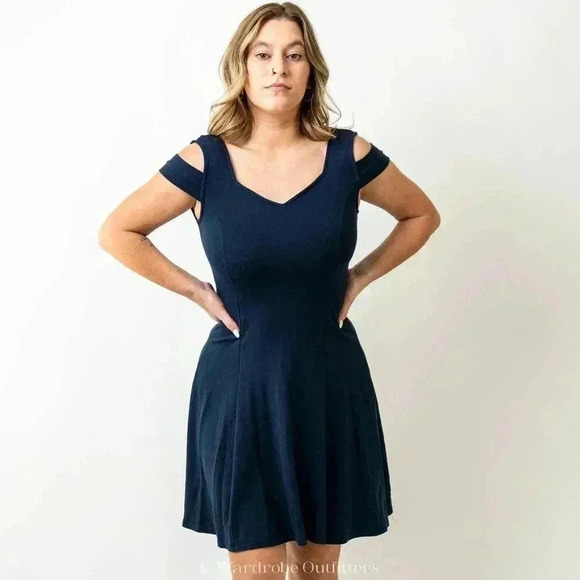 INS Nova Navy Blue Mini Dress - Picture 3 of 9